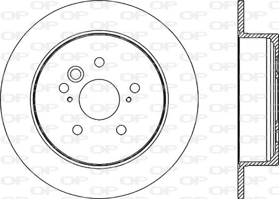 OPEN PARTS Тормозной диск BDR2313.10